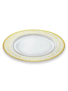 Тарелка десертная Империя 19см фарфор (кратность 6шт!!!) МФК MFK07562