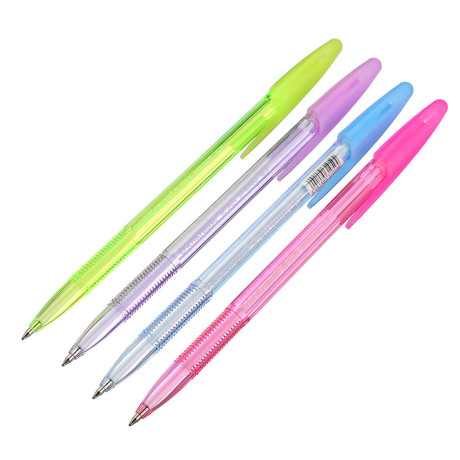 Ручка шариковая Erich Krause синяя R-301 "Спринг Стик", наконечник 0,7 мм, 31059