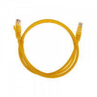 REXANT коммутац. шнур (патч-корд) U/UTP, cat6, 1м, литой, RJ45-RJ45, LSZH, желтый, 02-0295-1