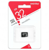 Флеш-карта (памяти) microSDHC Smartbuy 32GB Class 10 (без адаптера) LE