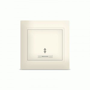 UNIVersal Севиль выкл. СУ 1 кл. проходной (инд.) сл. кость Б-С0125