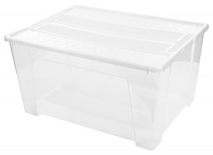 Ящик универсальный 785х588х405 мм "TEX-BOX" 150л бесцветный 434207601 Бытпласт