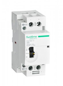Systeme electric City9 контактор модульный 40А, 2P, 2НО, 230В AC C9C32240