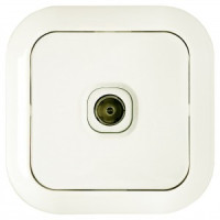 Bylectrica Гармония роз. СУ TV 1 мест. оконечная корп. ABS, (ТР-001 бежевый)