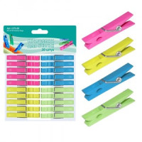 Прищепки д/белья, набор 20шт/уп, цена за уп (кратность 6шт!!!), пластик LF75-68 Мультидом