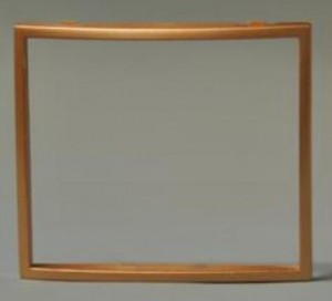 "Lezard Мира вставка 1 мест. металлик золото (уп. 10шт., цена за 1шт.)  801-0113-701