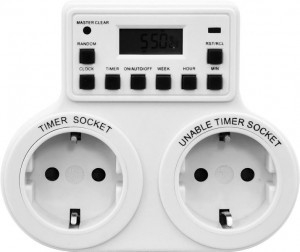 Feron Розетка с таймером (недельная) (2 роз.) 3500W/16A 230V, TM25 23236