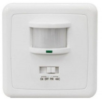 Camelion датчик движения LX-2000 настенный встраиваемый 500W 140° (дальность 12м) белый IP20