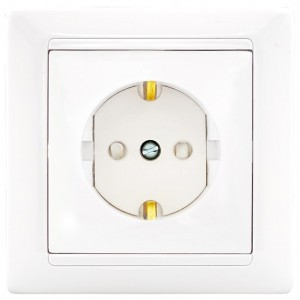 Bylectrica СТИЛЬ Роз. 1-местн. СУ земля со шторк. белый, (РС16-317)