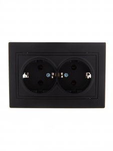 Lezard Мира роз. СУ 2 мест. 16А черный бархат (земля, керамика, корпус PC) 701-4242-127