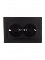 Lezard Мира роз. СУ 2 мест. 16А черный бархат (земля, керамика, корпус PC) 701-4242-127