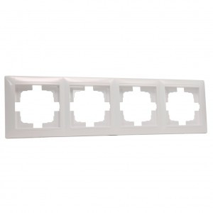 Bylectrica СТИЛЬ рамка 4 мест. СУ перламутр (ЮЛИГ.735212.217 перламутр)