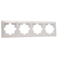 Bylectrica СТИЛЬ рамка 4 мест. СУ перламутр (ЮЛИГ.735212.217 перламутр)