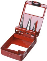 Набор ЗУБР &quot;МАСТЕР&quot;:Ступенч сверла,быстрореж сталь,d=3-14мм,12ступ. d=4-12мм 5ступ, d=6-20мм 14ст.