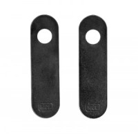 Накладки MCL РН-7201П/ПГ черные &quot;глухие&quot;1 шт. (552)