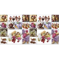 Клеенка н/о 135*20  ПЕРФЕКТ 653/0 Мороженое Тверь