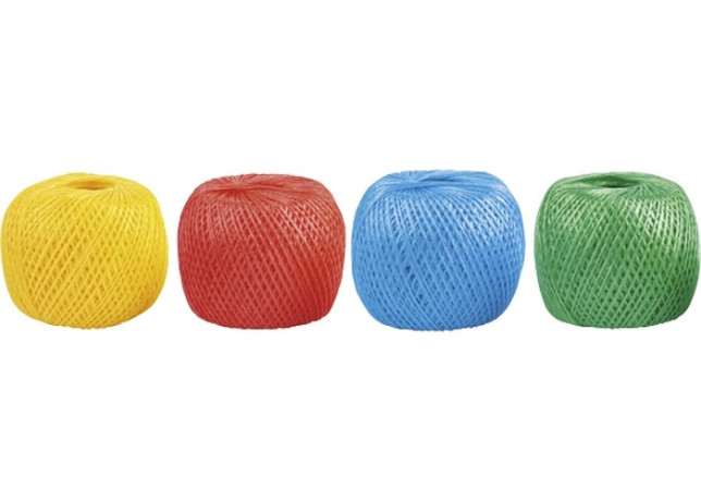 Шпагат полипропиленовый желтый, 1.4 мм, L 60 м, Сибртех