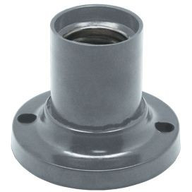 Ecola патрон накладной прямой E27 Серебряный AB7STSEAY (10!)