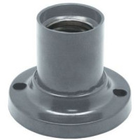 Ecola патрон накладной прямой E27 Серебряный AB7STSEAY (10!)