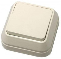 Makel выкл. ОУ 1 кл. крем. 45201