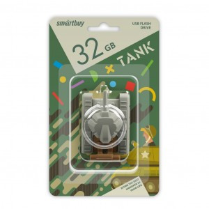 Флэш-диск (флэшка) USB UFD Smartbuy 32GB Wild series Танк (SB32GBTN)