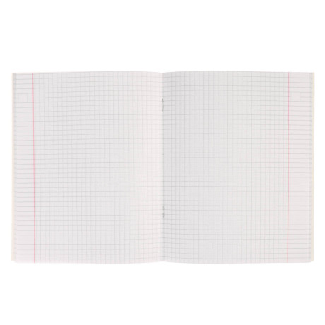 ClipStudio Тетрадь 48л. в клетку, офсет, обл. мел.картон, скрепка, УФ-лак, "Надписи" 4 диз.
