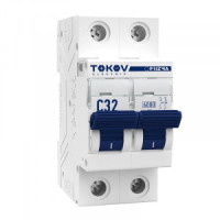 TOKOV Electric автоматический выкл. 2P 32А 6кА х-ка C  TKE-PZ60-MCBI-2-32-C