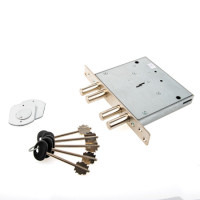 Замок врез ЗВСП-05 (4 ригеля d-16, без тяг)  Меттэм  \10