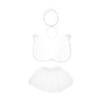 СНОУ БУМ Набор карнавальный &quot;Крылья Ангела&quot; 3 предмета, полиэстер, металл, пластик