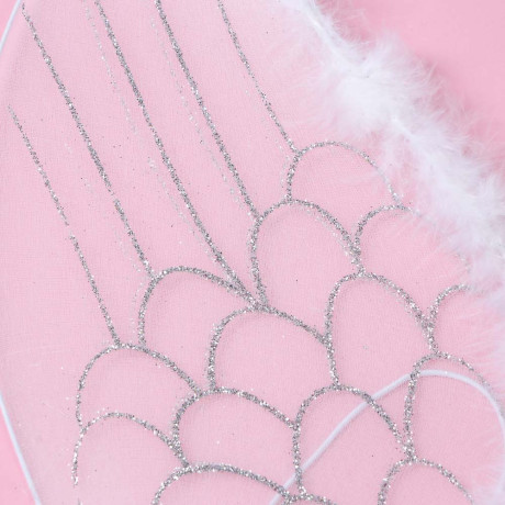 СНОУ БУМ Набор карнавальный "Крылья Ангела" 3 предмета, полиэстер, металл, пластик