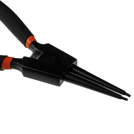 ЕРМАК Съемник внешних стопорных колец на разжим, прямые губки, 175 мм, сталь 45