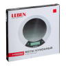 LEBEN Весы кухонные электронные, металл.платформа, макс.нагрузка до 5кг, питание CR2032, арт.RF5