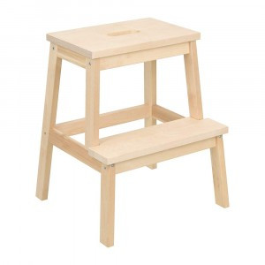 Стремянка (табурет) до 80кг, 40*42см, h=50см, береза 32499 Банные штучки