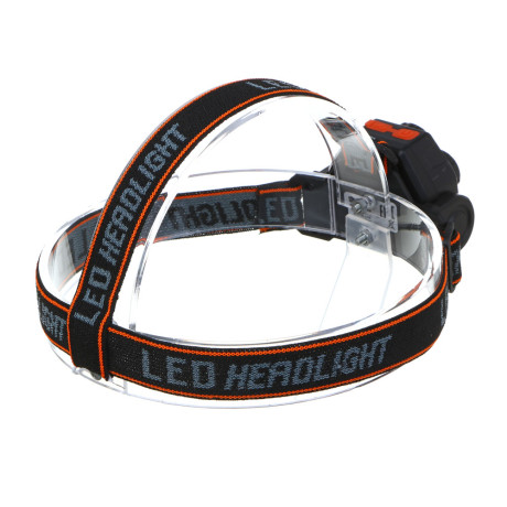 ЕРМАК Фонарь налобный, XPE+LED, 6 режимов, 600мАч, красный свет, 75х55х38 мм