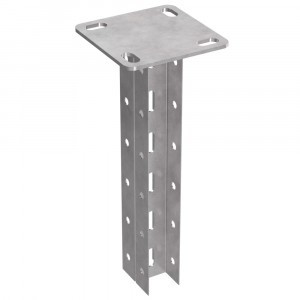 Промрукав Стойка потолочная двойная для средних нагрузок 35х30х1000 пятка 120х120 PR08.3679