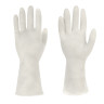 Перчатки хозяйственные ультра-прочные, тм VETTA, ПВХ, 60 гр, размер L, цвет белый, поливинилхлорид