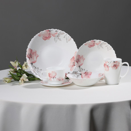 MILLIMI Роселла Салатник, опаловое стекло, 24см