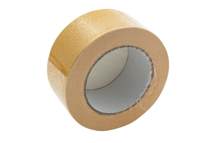 Лента клейкая двусторонняя, 50 мм х 25 м, на тканевой основе Сибртех