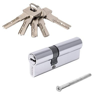 Личина Avers ZM-80(30/50)-CR (хром) перфоключ (материал ЦАМ)  \10 (100)