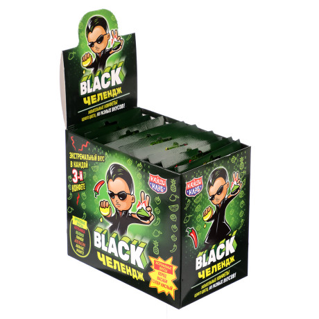 Жевательные конфеты "BLACK Челендж" 15гр