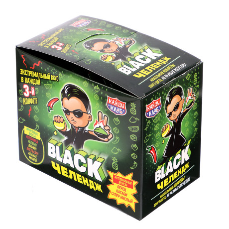 Жевательные конфеты "BLACK Челендж" 15гр