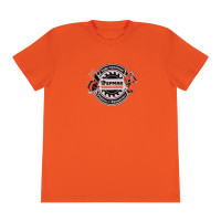 Футболка с принтом ЕРМАК, х/б, цвет черный, оранжевый, размер XXL 52-54 р-р(мерч)