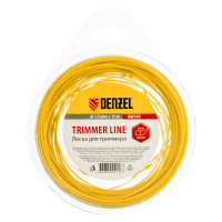 Леска для триммера круглая, 1.3 мм х 15 м Denzel