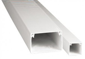 EKF кабель-канал ПВХ белый 12х12 2м (цена за 1м) (120м в уп.) kk-12-12