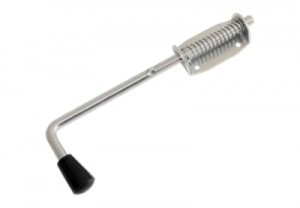 Засов Домарт пружинный 90) 280мм мод.2  цинк d-13мм10)