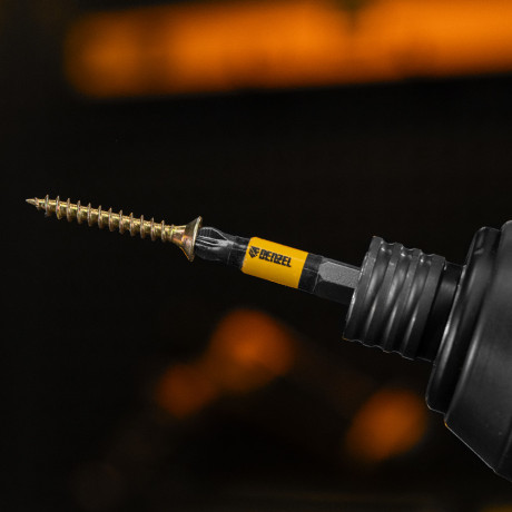 Набор бит комбинированный 3 шт., PZ1, PZ2, PZ3, 50 мм, сталь S2 Denzel