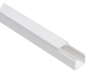 IEK ECOLINE кабель-канал ПВХ 16х16  2м белый (84 м) (цена за 1м) CKK11-016-016-1-K01