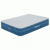 Матрас надувной Fortech Queen Snugable Top встр аккум насос 203*152*36см Bestway 69135 130457