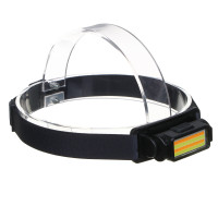 ЕРМАК Фонарь налобный, LED+COB, 4 режима, 500мАч, зарядка Туре-С, 80х33х33 мм, пластик, красный свет