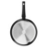 SATOSHI Оникс Сковорода глубокая литая d28см, антипригарное покрытие "мрамор", съемная ручка, индукц